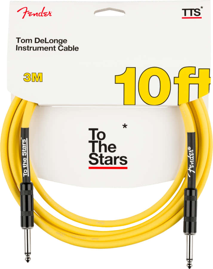 Tom Delonge 10' To The Stars Instrument Cable Graffiti Yellow