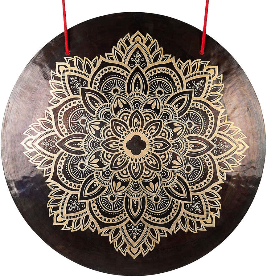 Wind Gong 24" Mandala floral