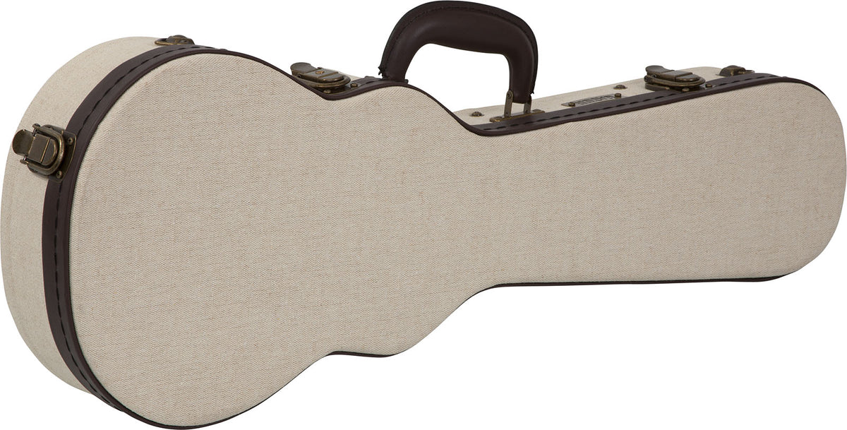 Étui Ukulélé Concert Beige en Bois Deluxe - GW