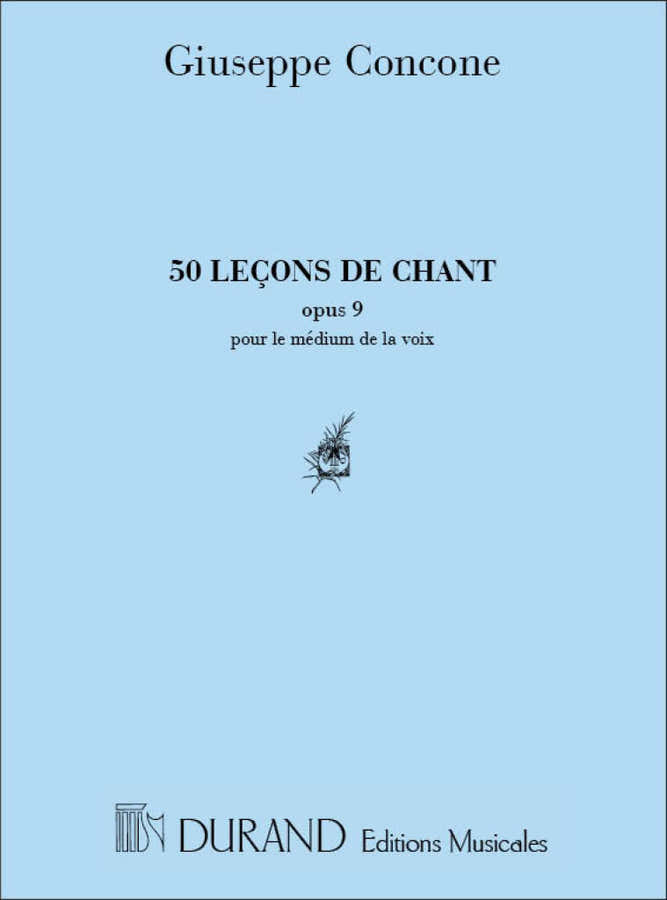 Concone - 50 Lecons Op 9 - Chant et Piano