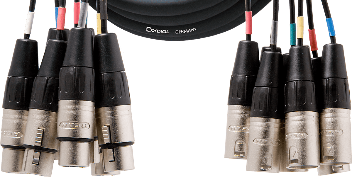 Multipaire 8 XLR Mâle/femelle 3 M