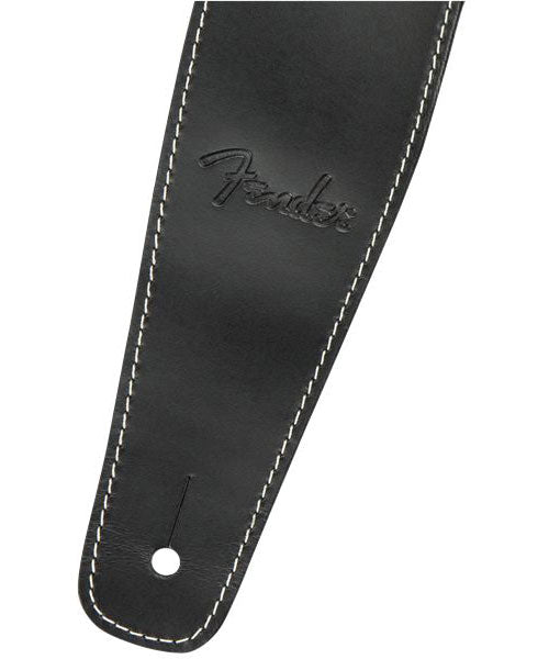 Broken-In Leather Strap Black 2.5