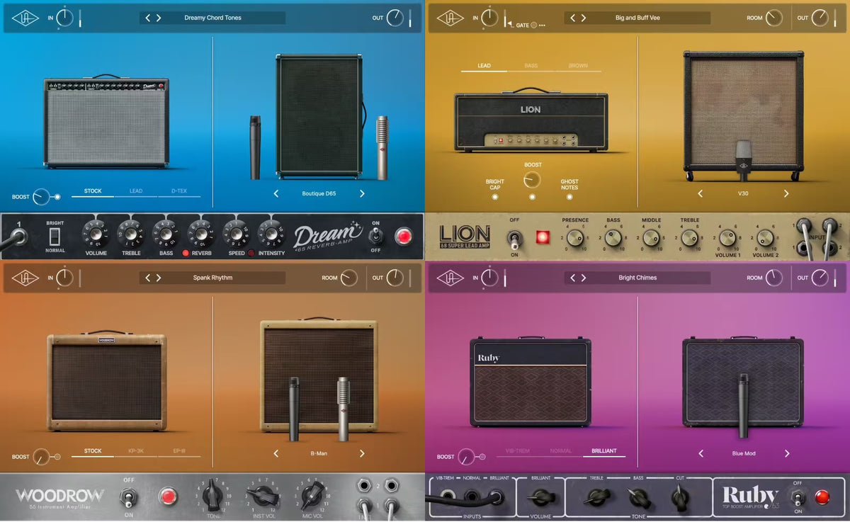 Universal Audio UAD Pakket met gitaarversterkers