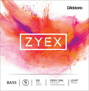 Zyex DZ611 Corde Sol A Tirant Faible 3/4