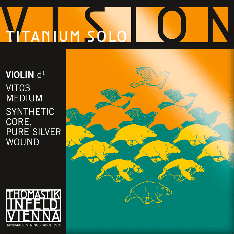 Vision Titanium Solo 4/4 - Ré Argent (03)