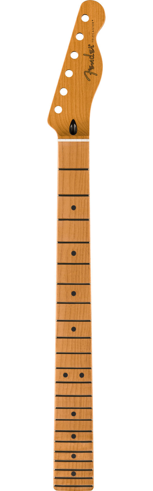 Fender SATIN ROASTED MAPLE TELECASTER NECK 22 JUMBO FRETS 12" FLAT OVAL SHAPE