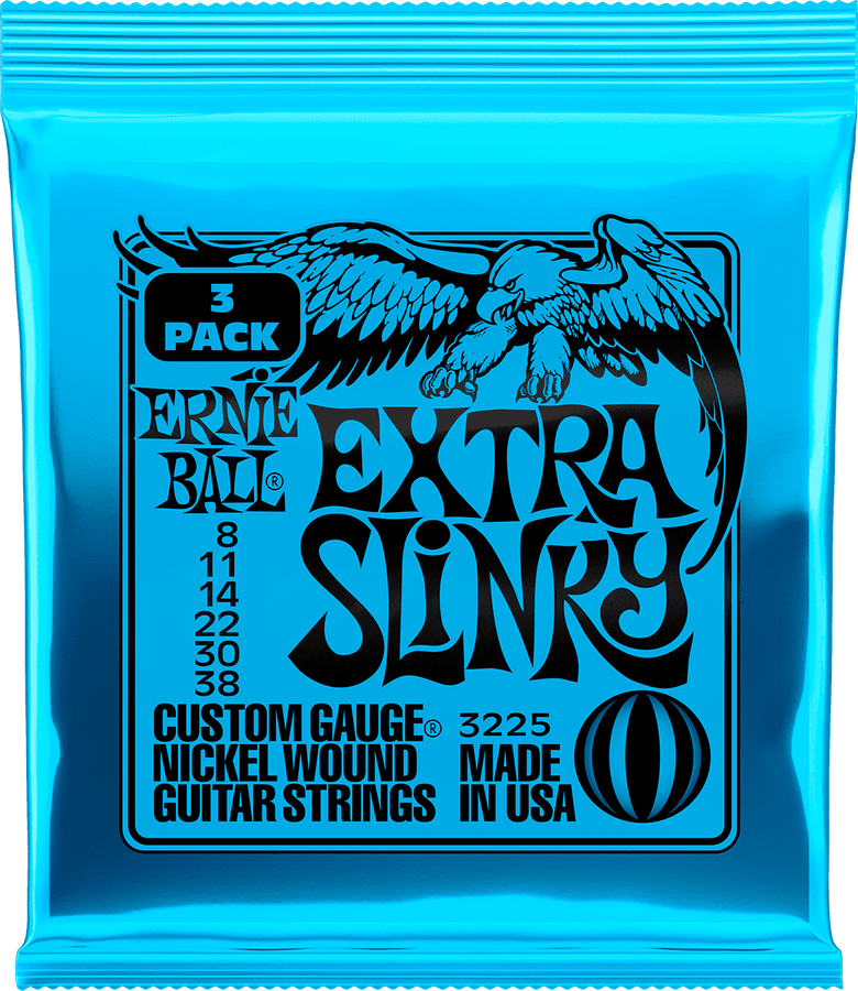 3225 Extra Slinky 8-38 Pack de 3