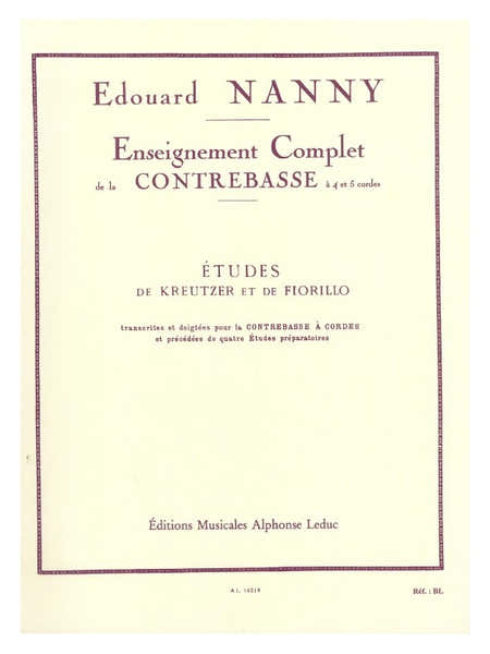 Leduc Nanny Edouard - Etudes De Kreutzer et De Fiorillo