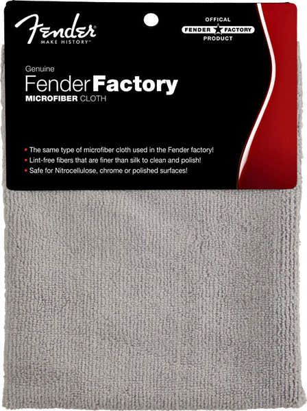 Fender Factory microvezeldoek grijs