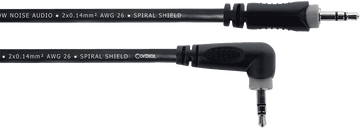 Câble Audio Stéréo Mini-jack Droit /Coudé 50 CM