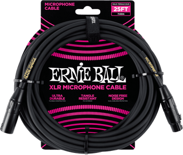 Microfoonkabels Classic XLR Mannelijk/XLR Vrouwelijk 7,62M Zwart