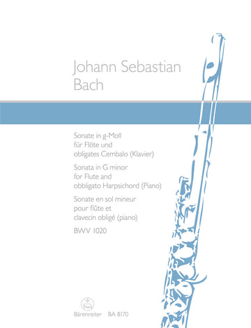 Bach J.S. - Sonate In G-moll BWV 1020 - Flute & Clavecin