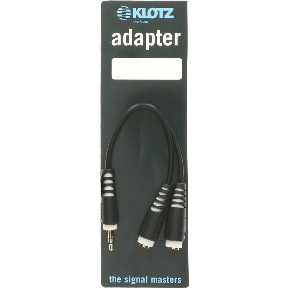 AYB-4 Adaptateur Y 20 CM Mini Jack - 2 Mini Jack F