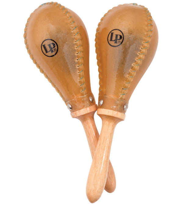 LP393-RH - Maracas Salsa Rawhide Peau Animale