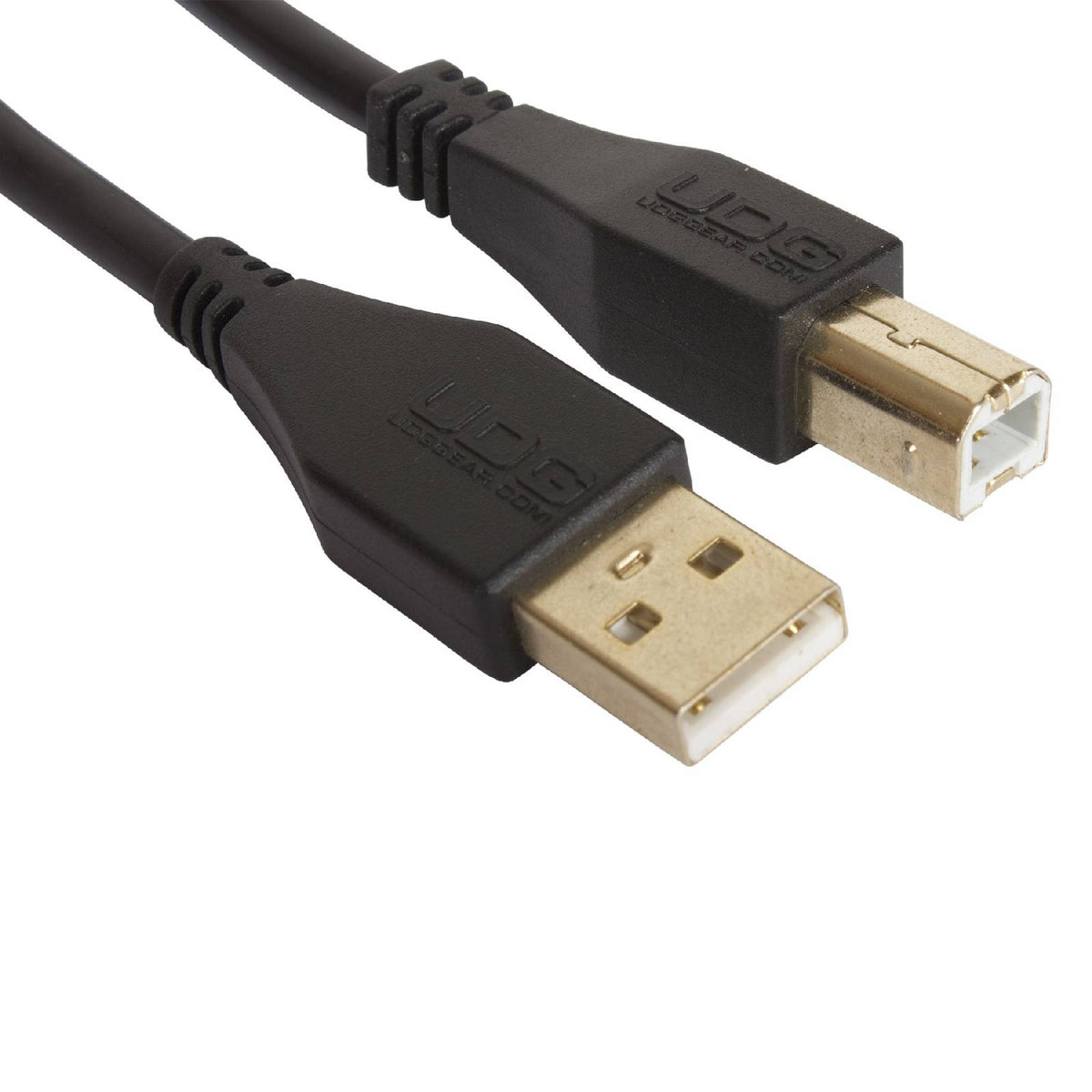 U 95002 BL - Câble USB 2.0 A-B Noir Droit 2m