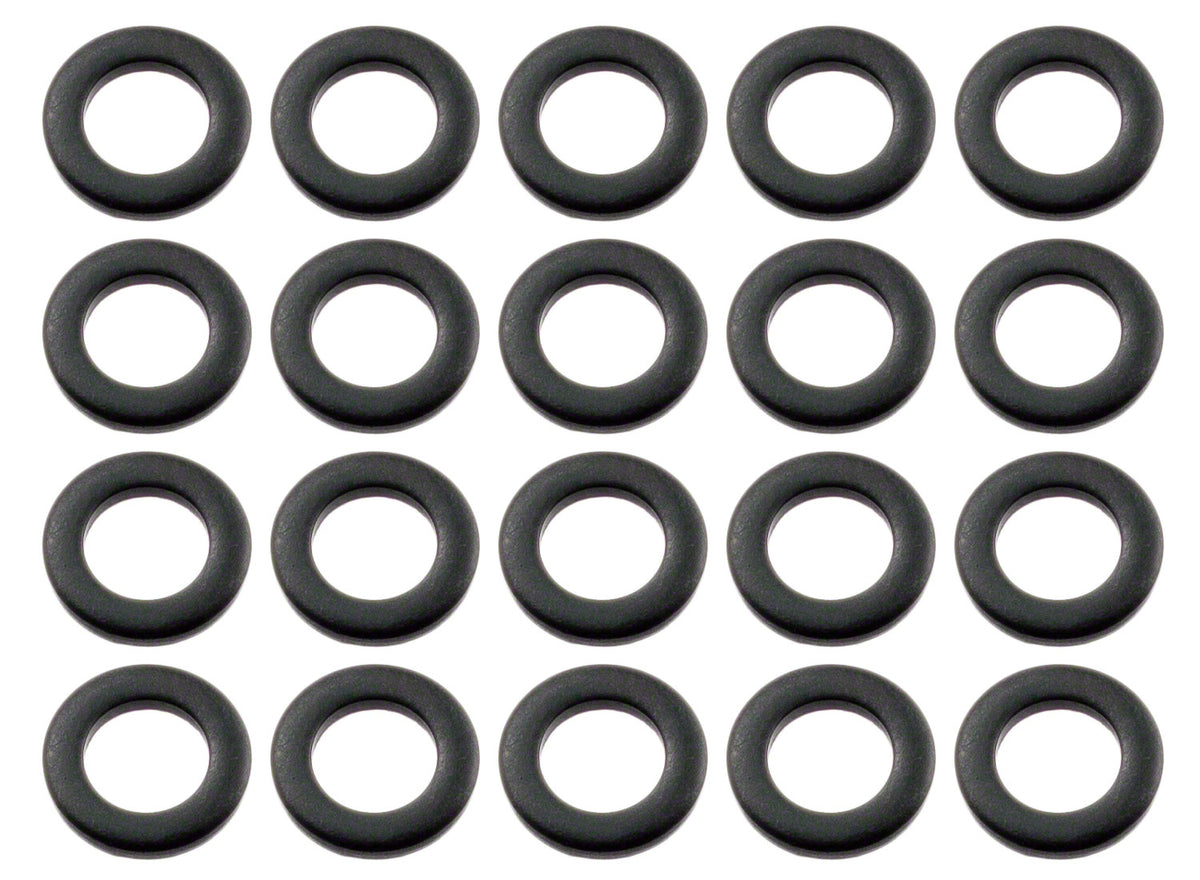 SW-BK - Rondelle Noire Métal Pour Tirant (X20)