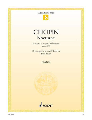 Chopin - Nocturne Mi Bémol Majeur Op. 9/2 - Piano