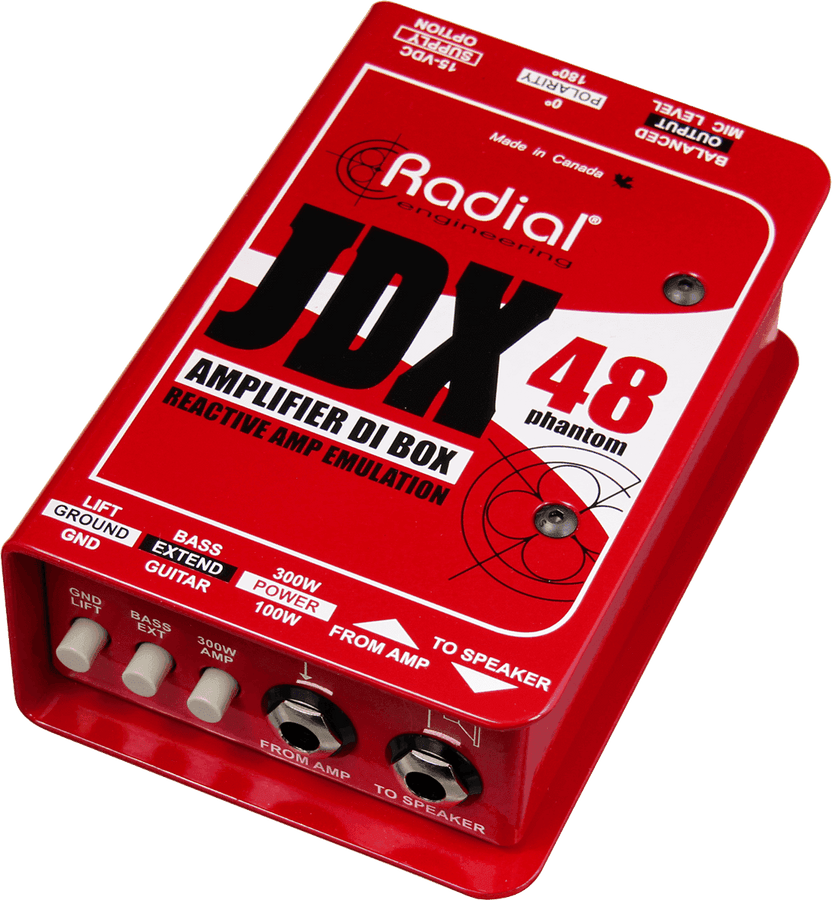 JDX Reactor Di Active pour Guitare