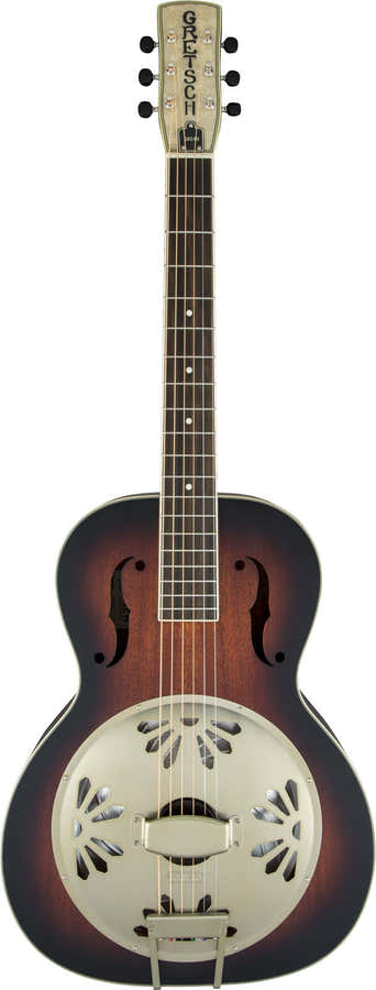 G9240 Alligator Round-Neck Biscuit Cone Resonator 2-Color Sunburst