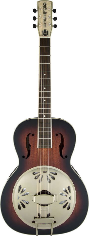 G9240 Alligator Round-Neck Biscuit Cone Resonator 2-Color Sunburst