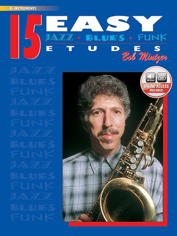 15 Easy Études Jazz, Blues, Funk Instruments Mib - Mintzer