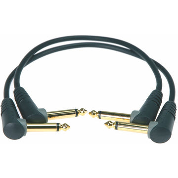 Patchcord 0,15M 2Pie. Jack 2P.90/Jack 2P.90 Or