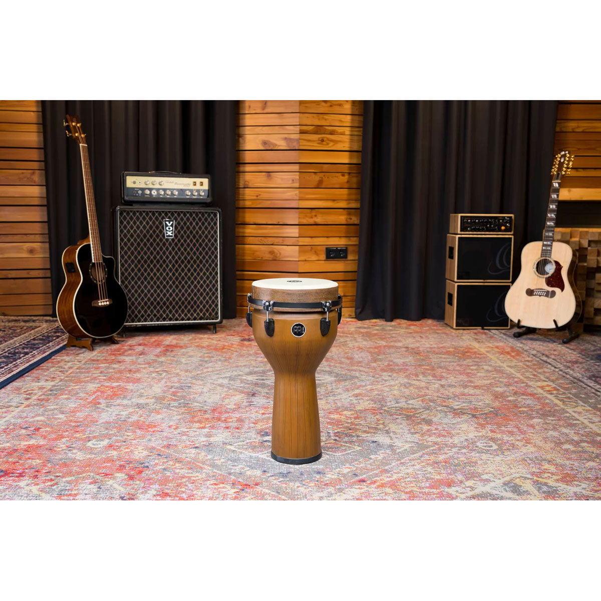 Jumbo Synthetische djembe 1" Barnwood