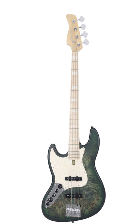 Er V7 Swamp Ash Reissue-4 Lh Tgr.S Trans Green Satin