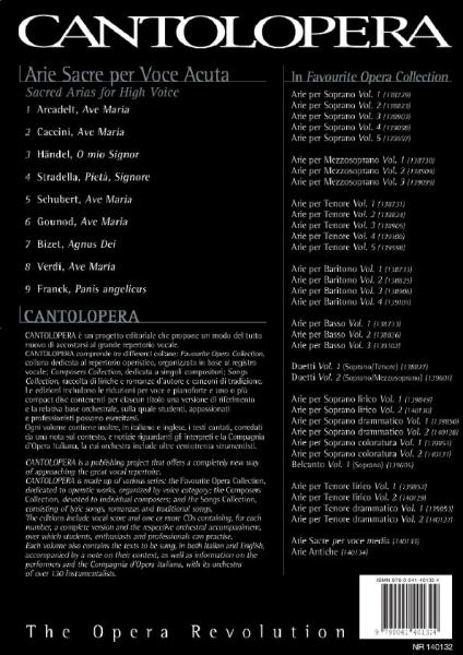 CANTOLOPERA: ARIE SACRE PER VOCE ACUTA + CD