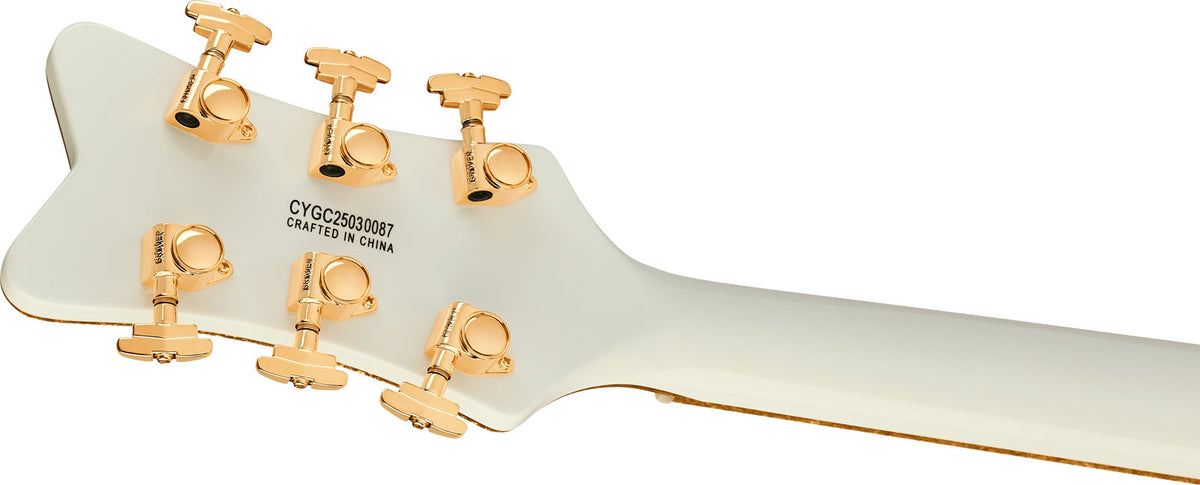 Synchromatic Falcon Hollow Body Single-Cut with Bigsby EBO Snowcrest White