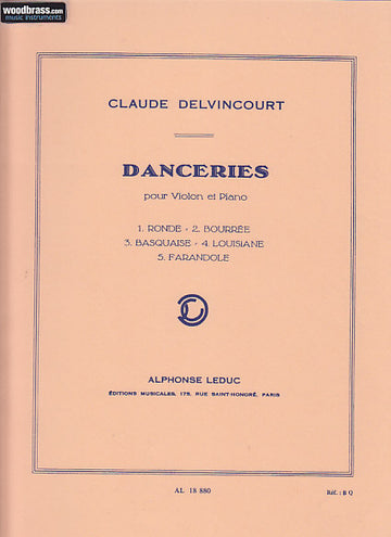 Delvincourt Claude - Danceries - Violon et Piano