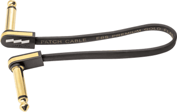Gitaar-patchkabel 18 CM Compact Goud