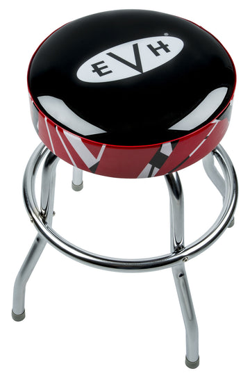 Logo-barstoel met gestreepte afwerking, 25"