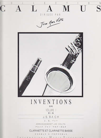 Bach - Inventies Vol. 2 voor klarinet en basklarinet