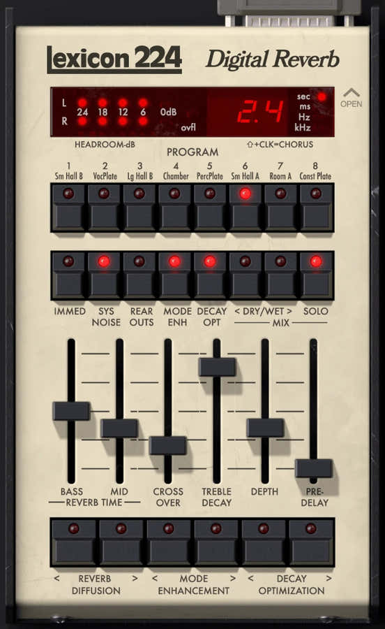 UAD Lexicon 224 Digital Reverb