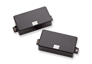 SET HUMBUCKER ALT.METAL BLACKOUTS NOIR