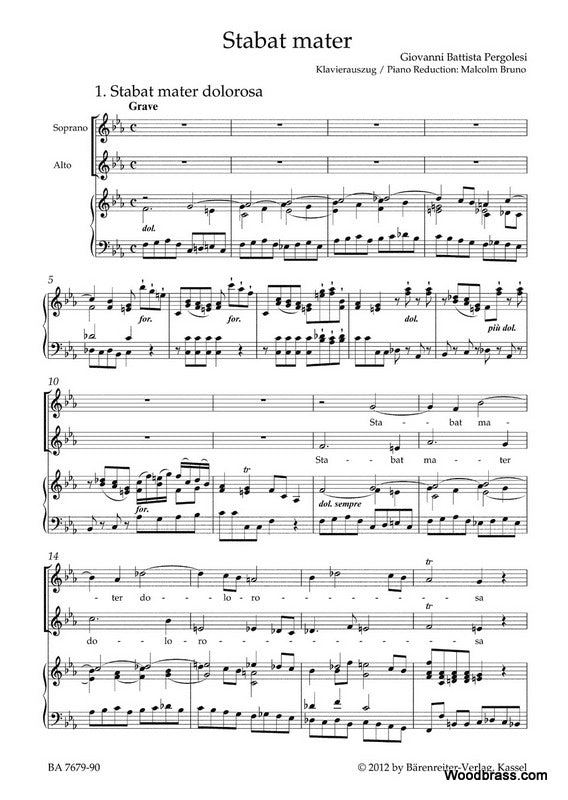Stabat Mater Vocal - Pergolesi