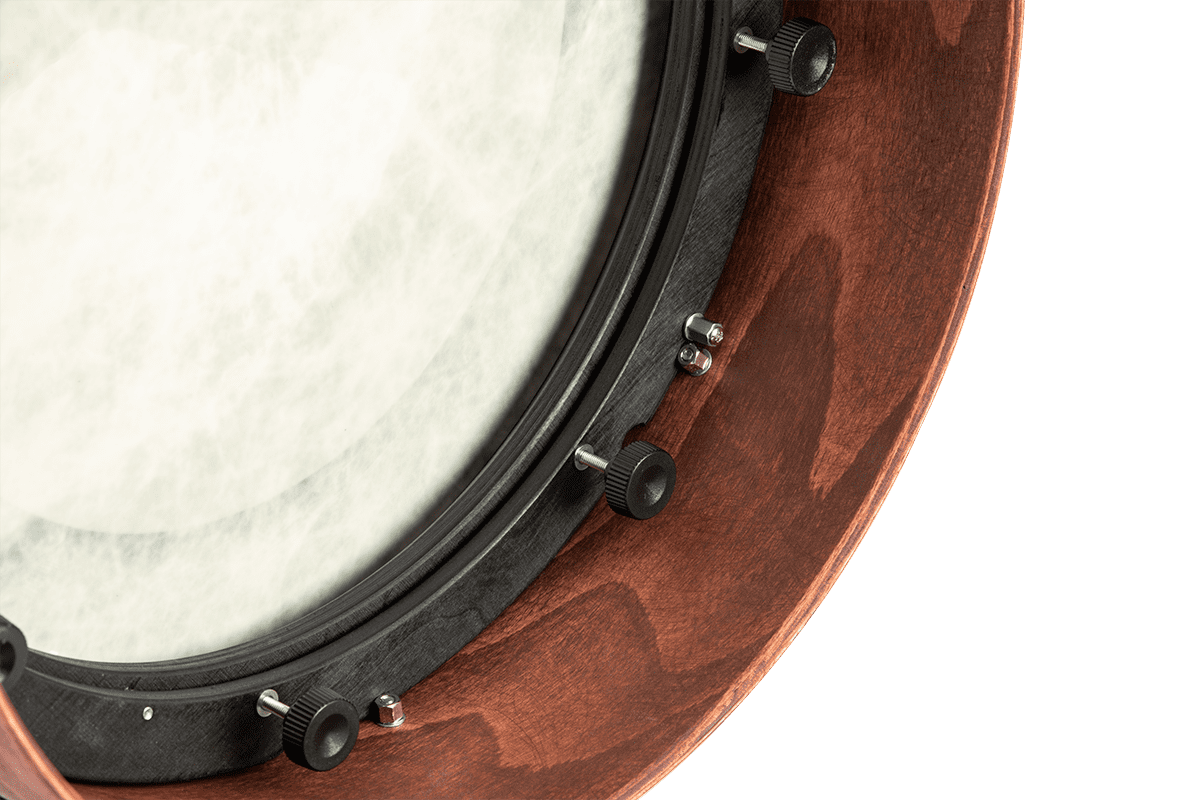 Bodhran Neotrad Black Brown 14 Mylarhead