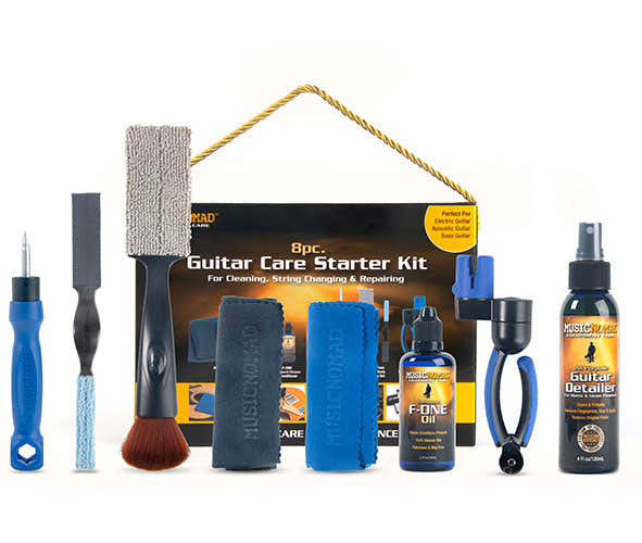 Musicnomad MN299 Starter Pack Pour Nettoyer Et Changer Ses Cordes