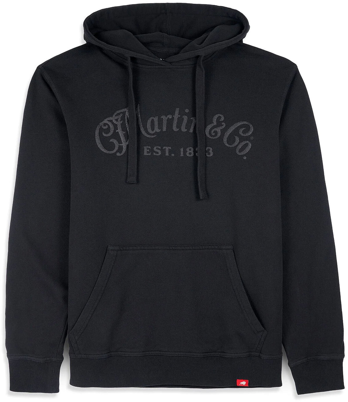 Hoodie Ton-sur-ton Zwart L