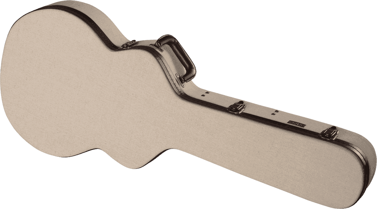 Étui Semi-Hollow Beige en Bois Deluxe - GW