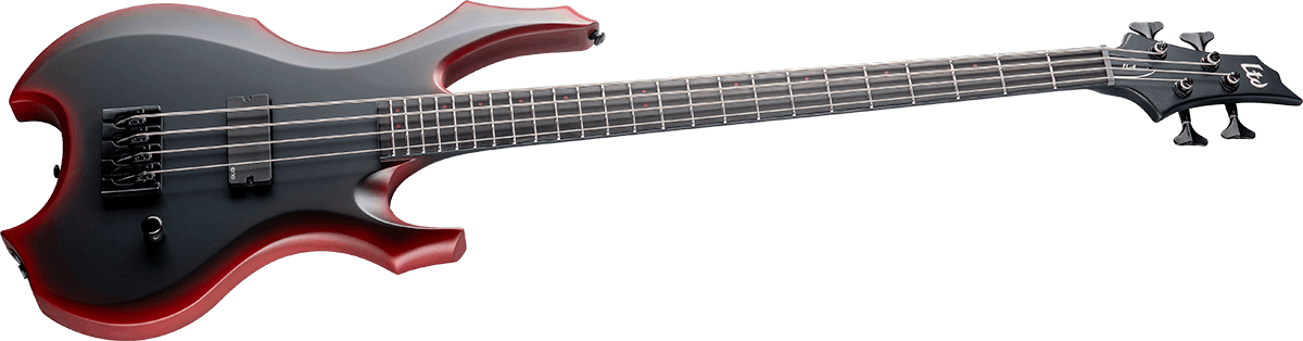 Fl-4 Fred Leclercq Zwart Rood Burst Satijn