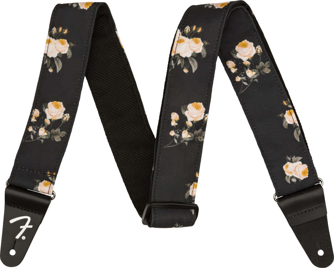 Sangle à Fleurs Noir 2