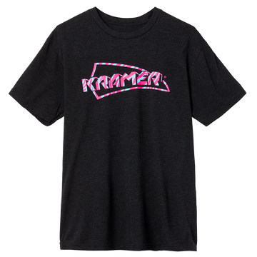 "XL" Kramer Tiger Stripe T-shirt Zwart gemêleerd