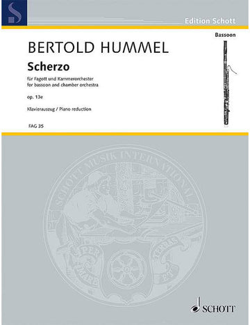 Hummel - Scherzo Op. 13e - Bassoon et Chamber Orchestre