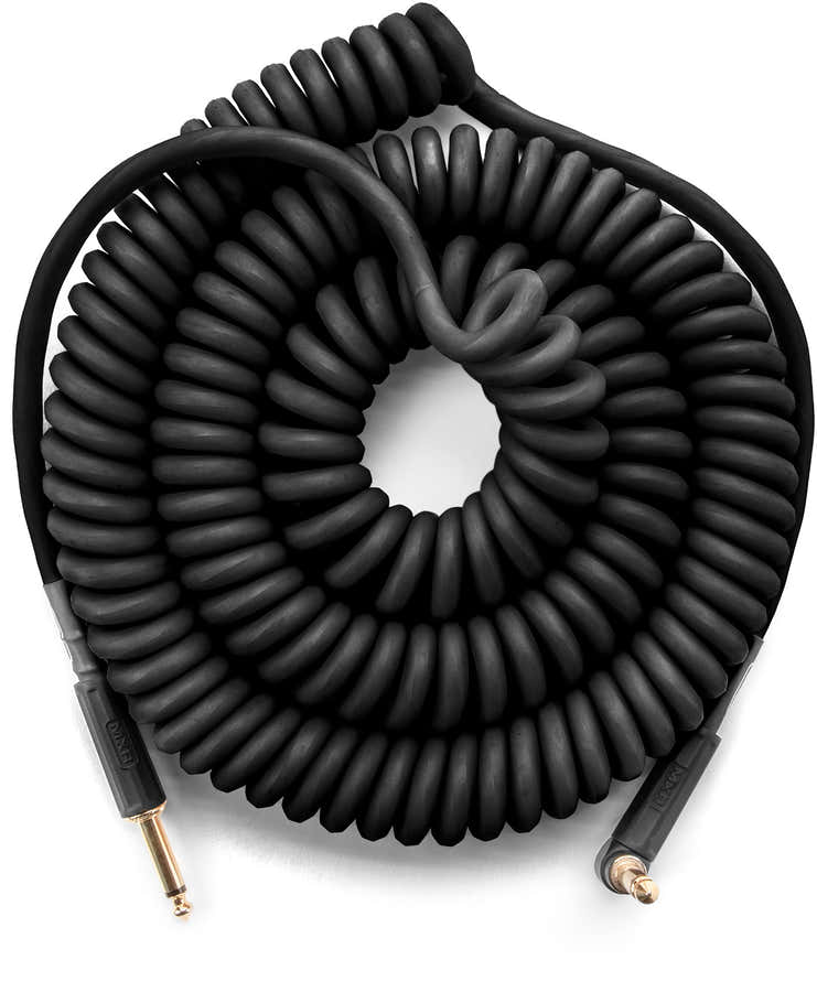 Coil cable 9m Black