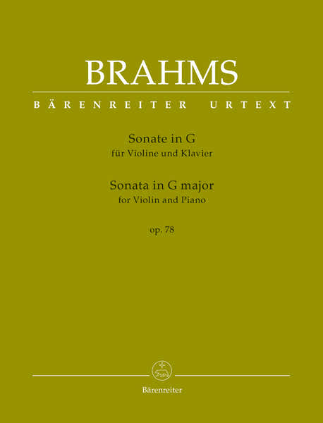 Brahms J. - Sonata In G Minor Op.78 - Violon & Piano