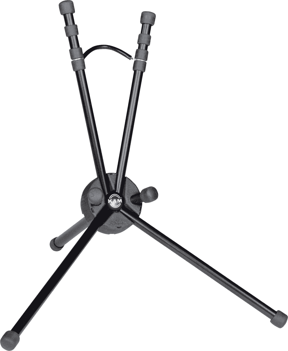 K&M 14340-000-55 Stand Saxxy Noir Pour Saxophone Alto
