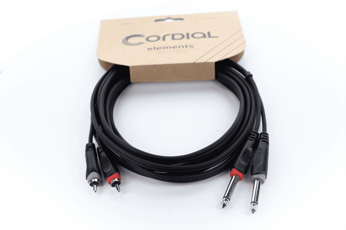 Câble Audio Double Jack Mono - RCA 3 M