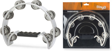 Tamboerijn 1/2 maan 16 schellen wit